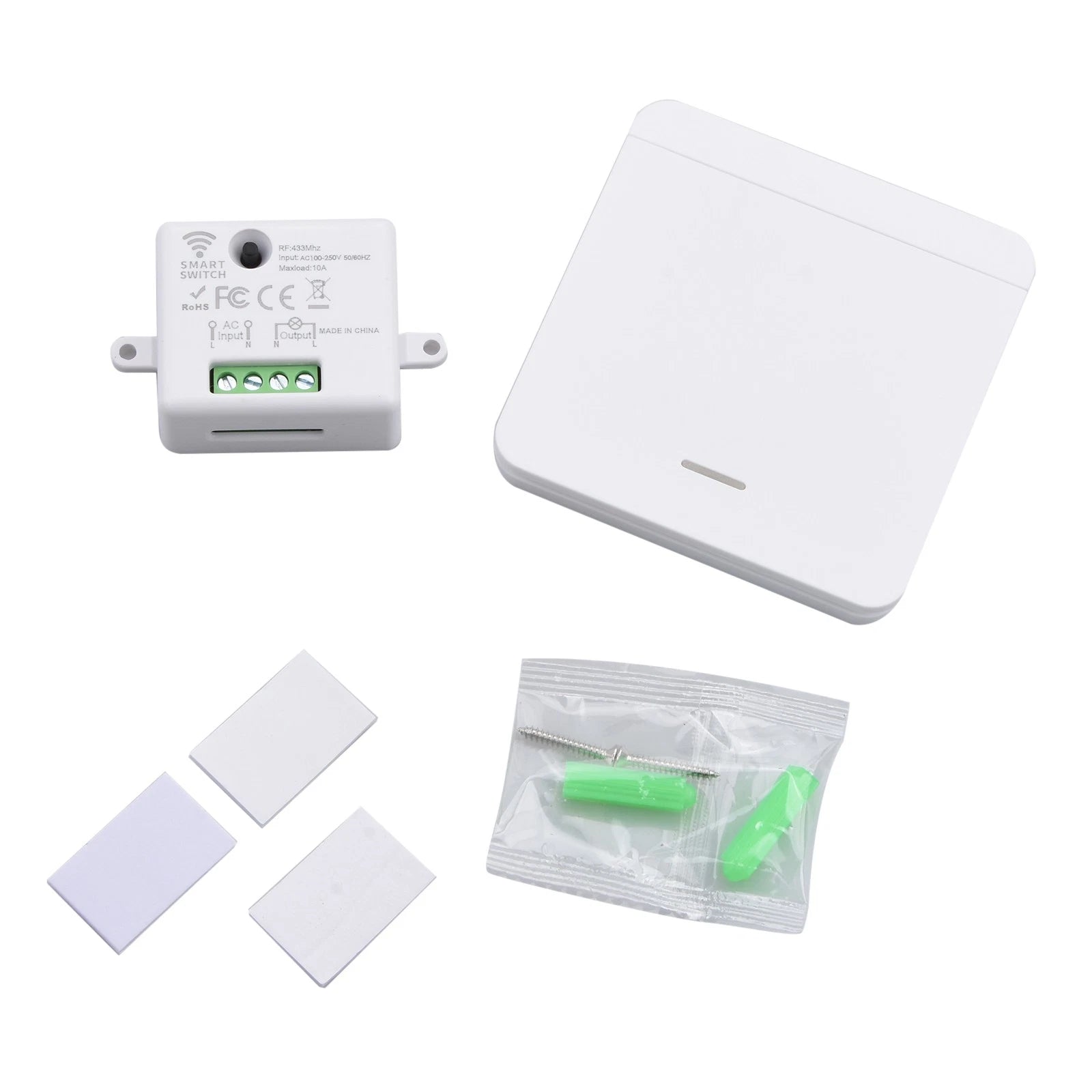 1set 433mhz Wireless Remote Control Switch Intelligent Lamps