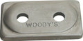 Woodys Angled Double Digger Support Plate For Snow Tracks 5/16" 48