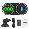 Vehicle Digital Speed Hud Monitor With Suction Cup Mount For Car Rv