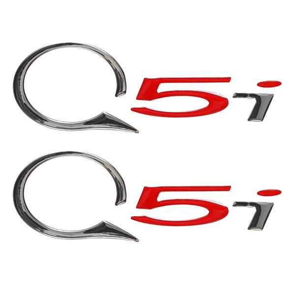 Tahoe Boat Raised Decal Q5i Pewter Red Logo by Tahoe