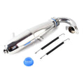 1 Set 1/8 Rc Car Exhaust Pipe For Hsp Hpi Redcat Model Car/sh Go 21