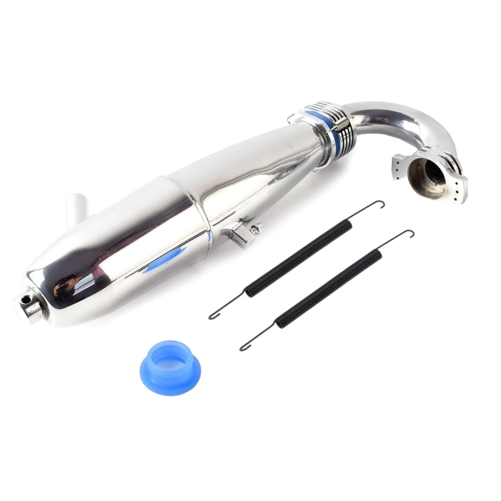 1 Set 1/8 Rc Car Exhaust Pipe For Hsp Hpi Redcat Model Car/sh Go 21