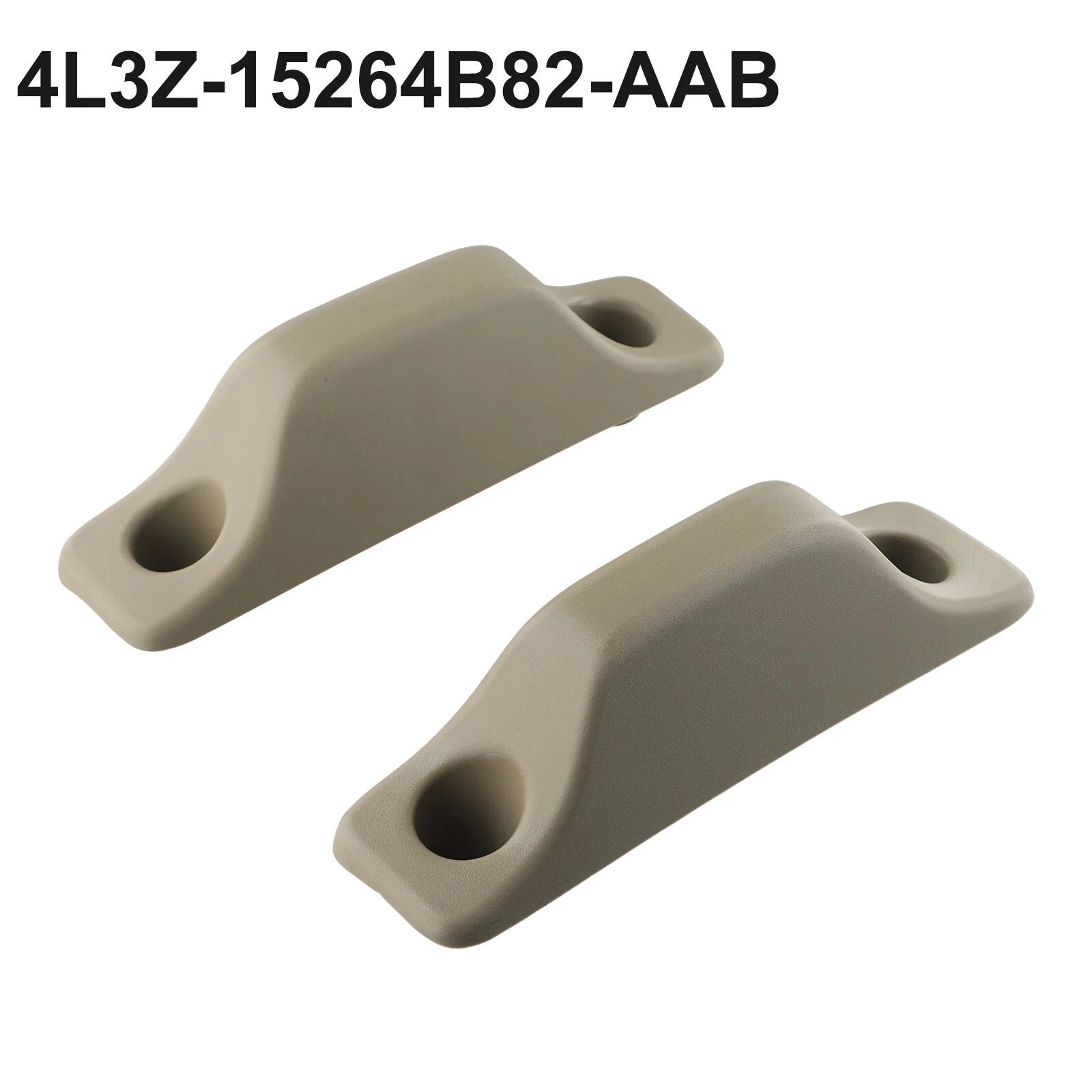 1 Pair Pebble Tan Trim Cover Upper Door Head Liner For Ford F-150