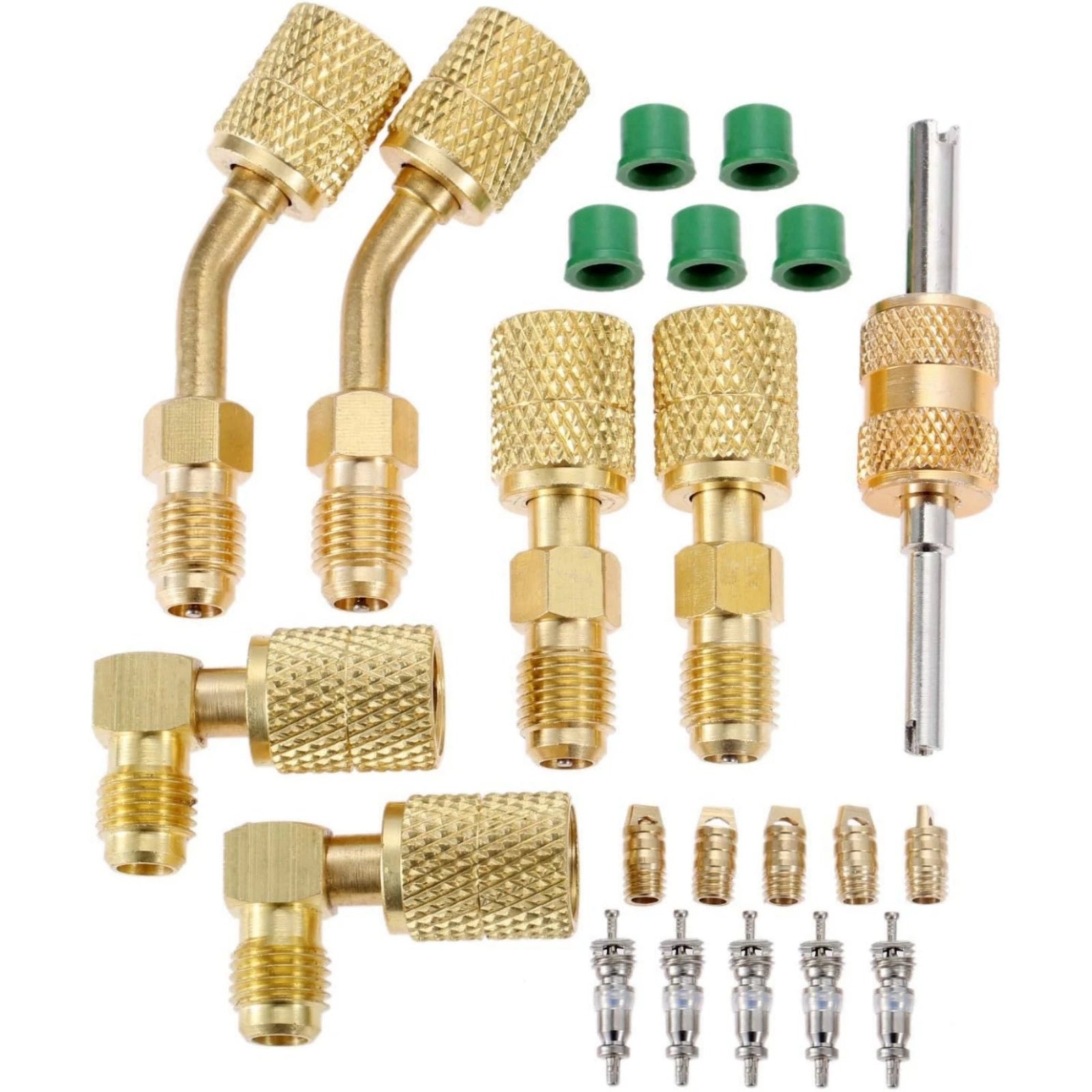 R410a Adapter Kit Mini Split Adapter 5/16 To 1/4 Coupler Premium