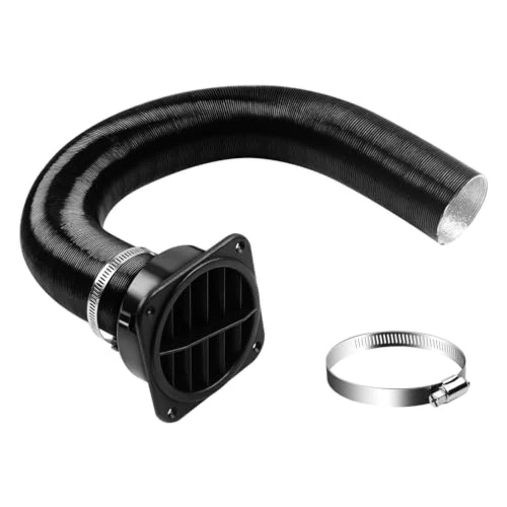 60mm Diesel Heater Pipe With Air Outlet And Clamps For Vehicle Heating