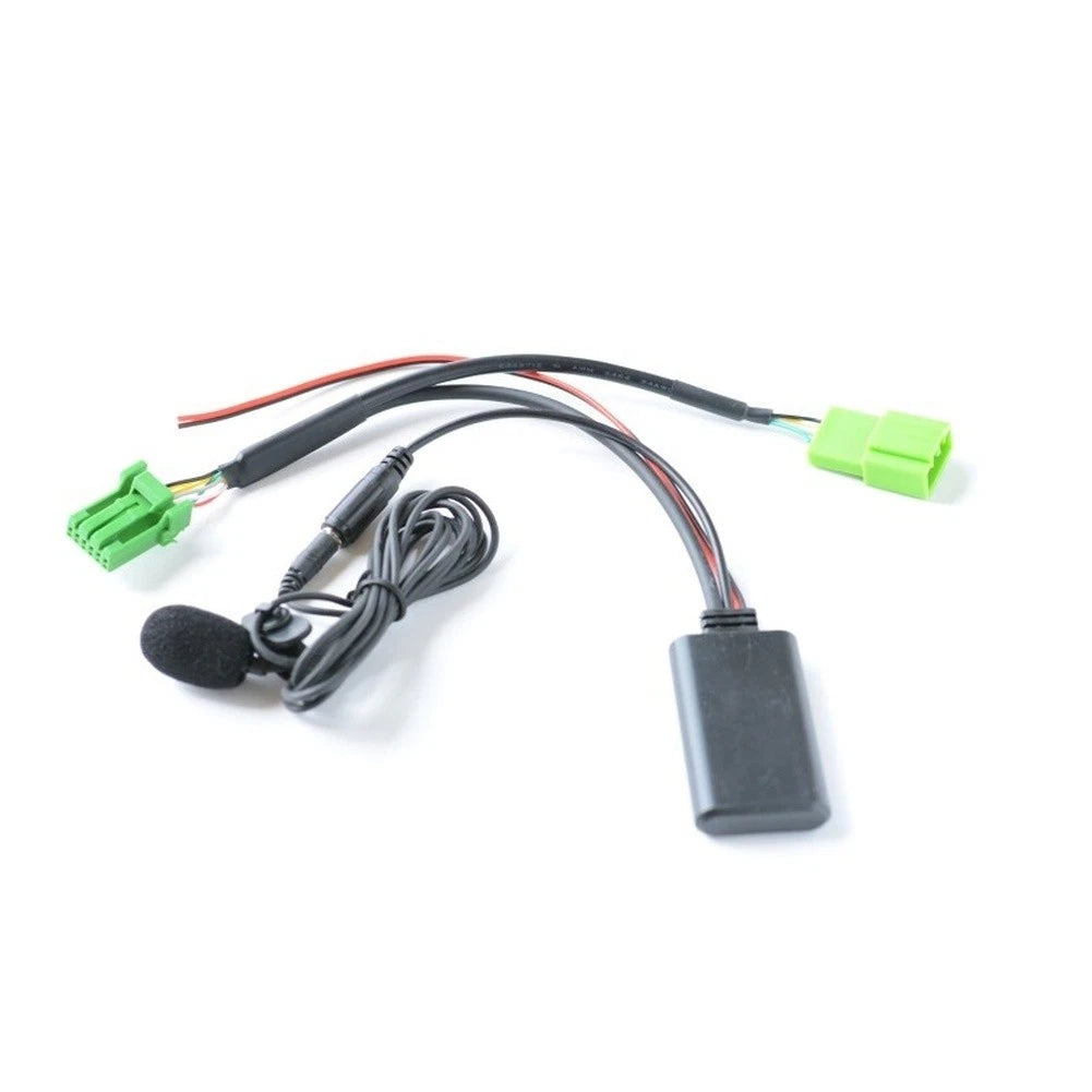 Hands-free Car Kit Wireless Aux Adapter Built-in Microphone Wide