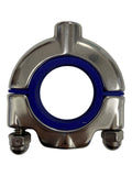 Stauff 1.25" Tube Top Mount Ss W/ Silicone Anchor Insert, Hhh-t2