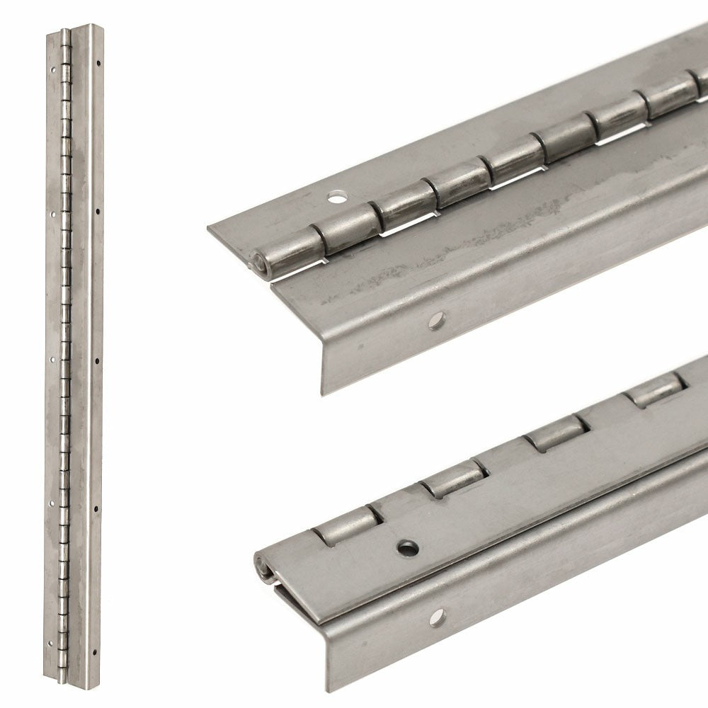 Boat Single Offset Hinge 1 1/2 x 18 Inch 14 Gauge Stainless Steel