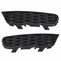 Front Outer Lower Black Fog Light Cover Set For Honda For Civic Model