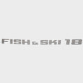 Boat Decal Lowe 18 Fish and Ski 20 1/2 Inch by Lowe