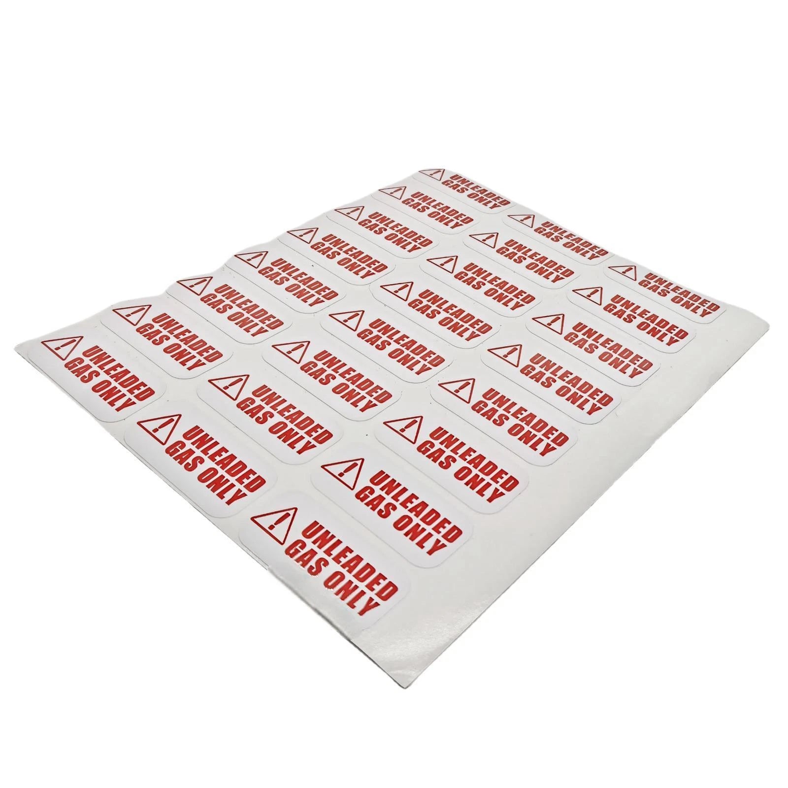 Unleaded Fuel Only Sticker Decal for Gas Tank, Vinyl Label
