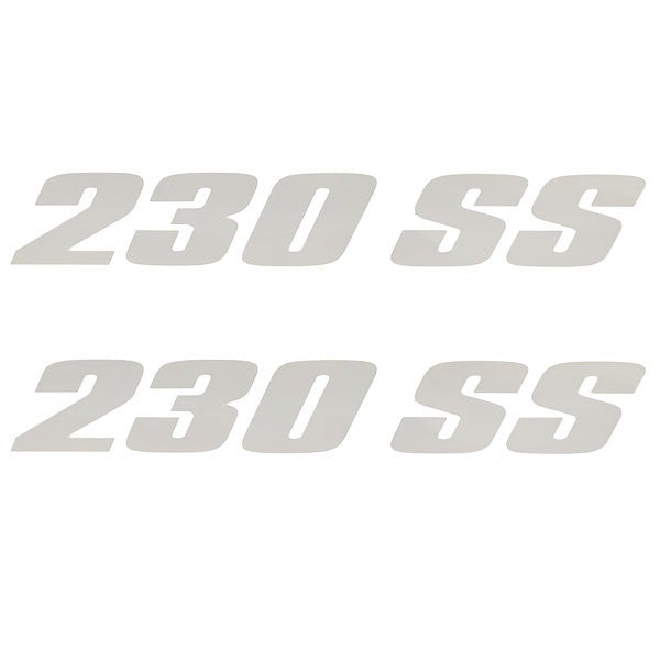 MasterCraft Boat Decals 750091 | 2006 - 2007 230 SS Silver (Set of 2)O