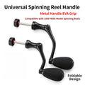 Black Folding Fishing Reel Crank Handle