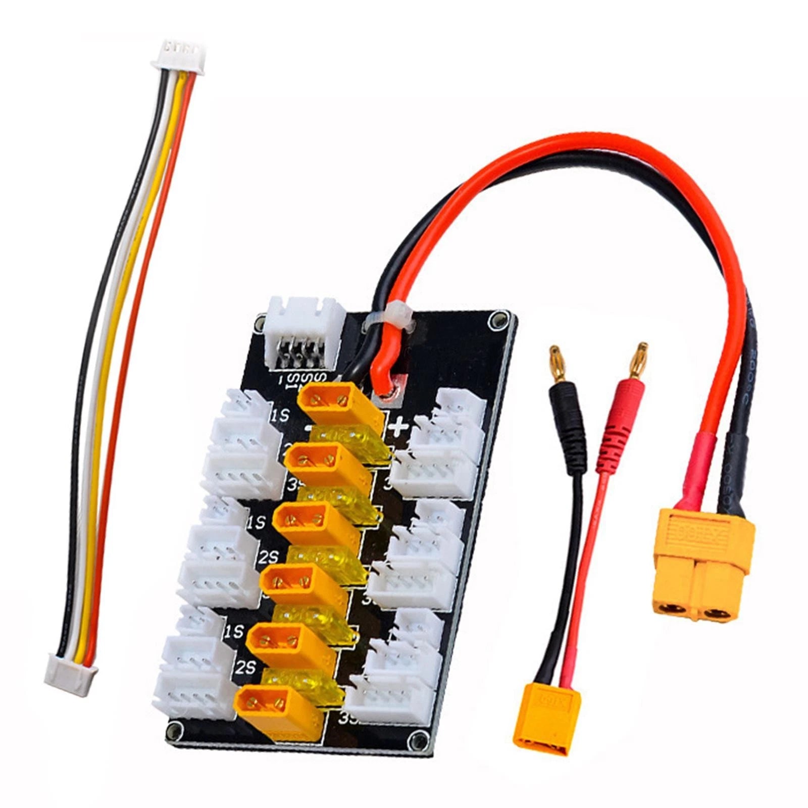 Lipo Balance Battery Parallel Board Charger 1-3s/xt30 With Plug For