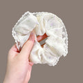 Lace Scrunchie Elastic Ponytail Comfortable Fit