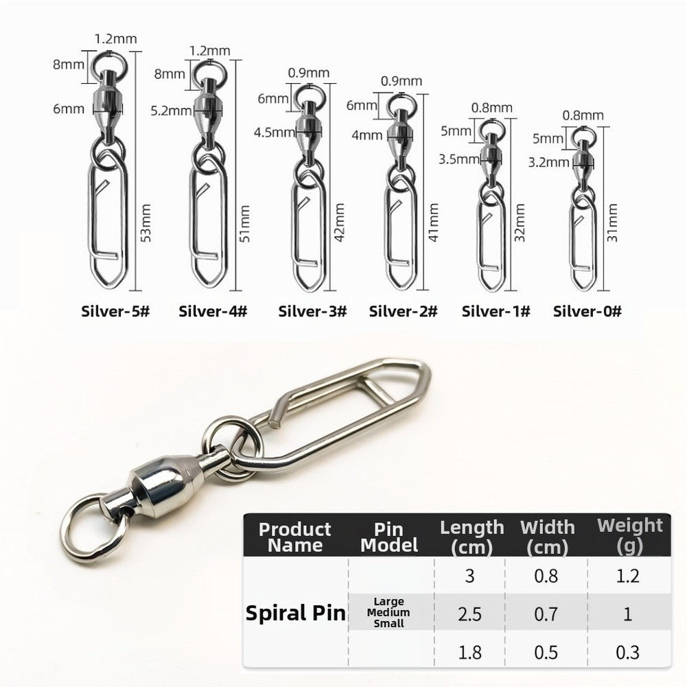 Swivel Snap Connector Stainless Steel