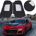 Brand New Car Sun Visor Cover Leather Cover 2pcs Black Front Left