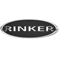 Raised Emblem Decal Rinker Silver Black 20 1/2 Inch by Rinker
