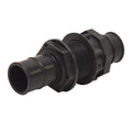 Bulkhead Adapter Marine East 1 1/2 Inch Black Nylon by Marine East