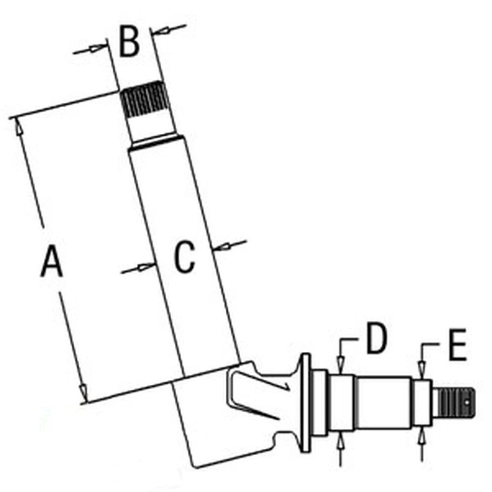 Ama162068 Spindle - Right Or Left Hand