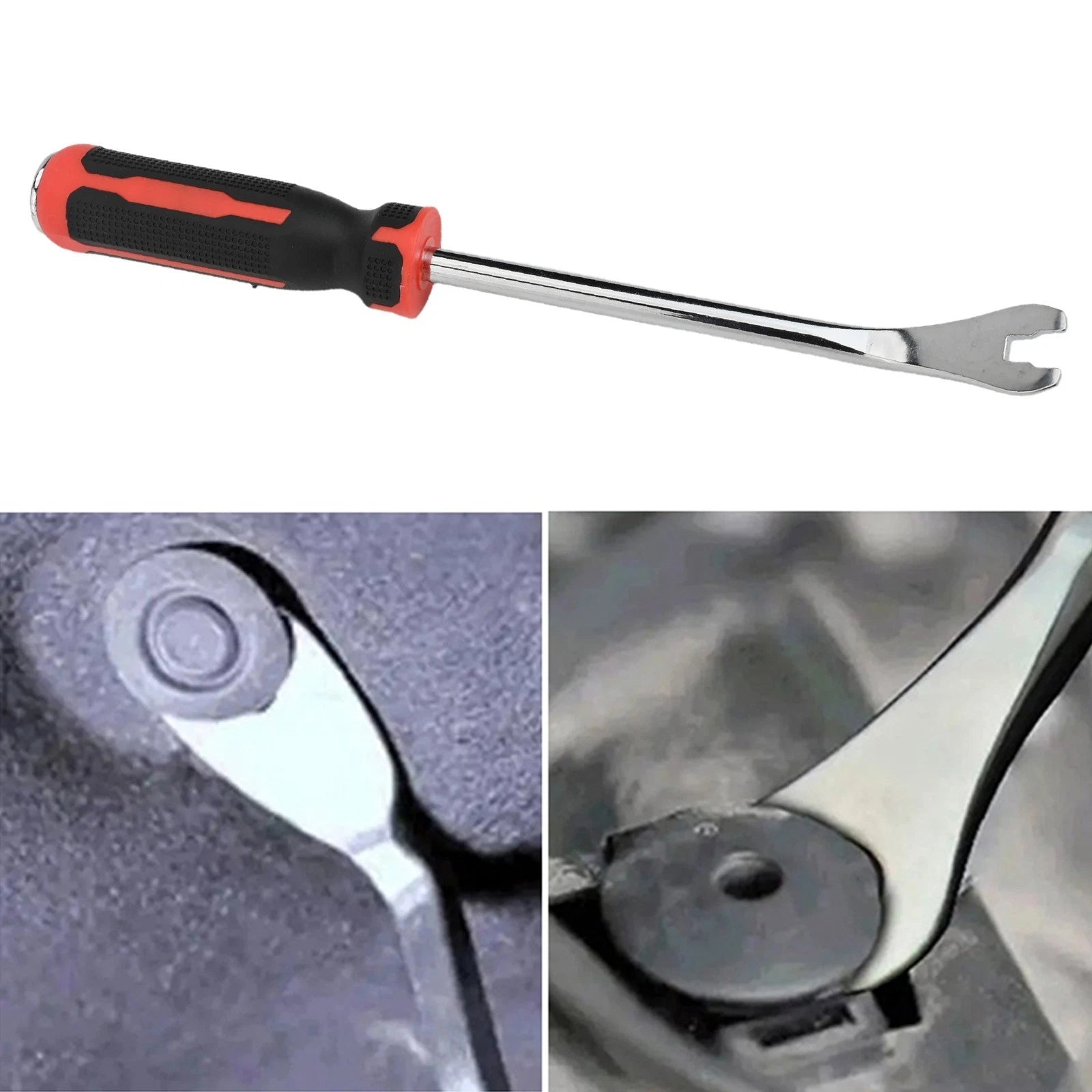Ergonomically Designed Car Door Trim Panel Tool With Strike Cap