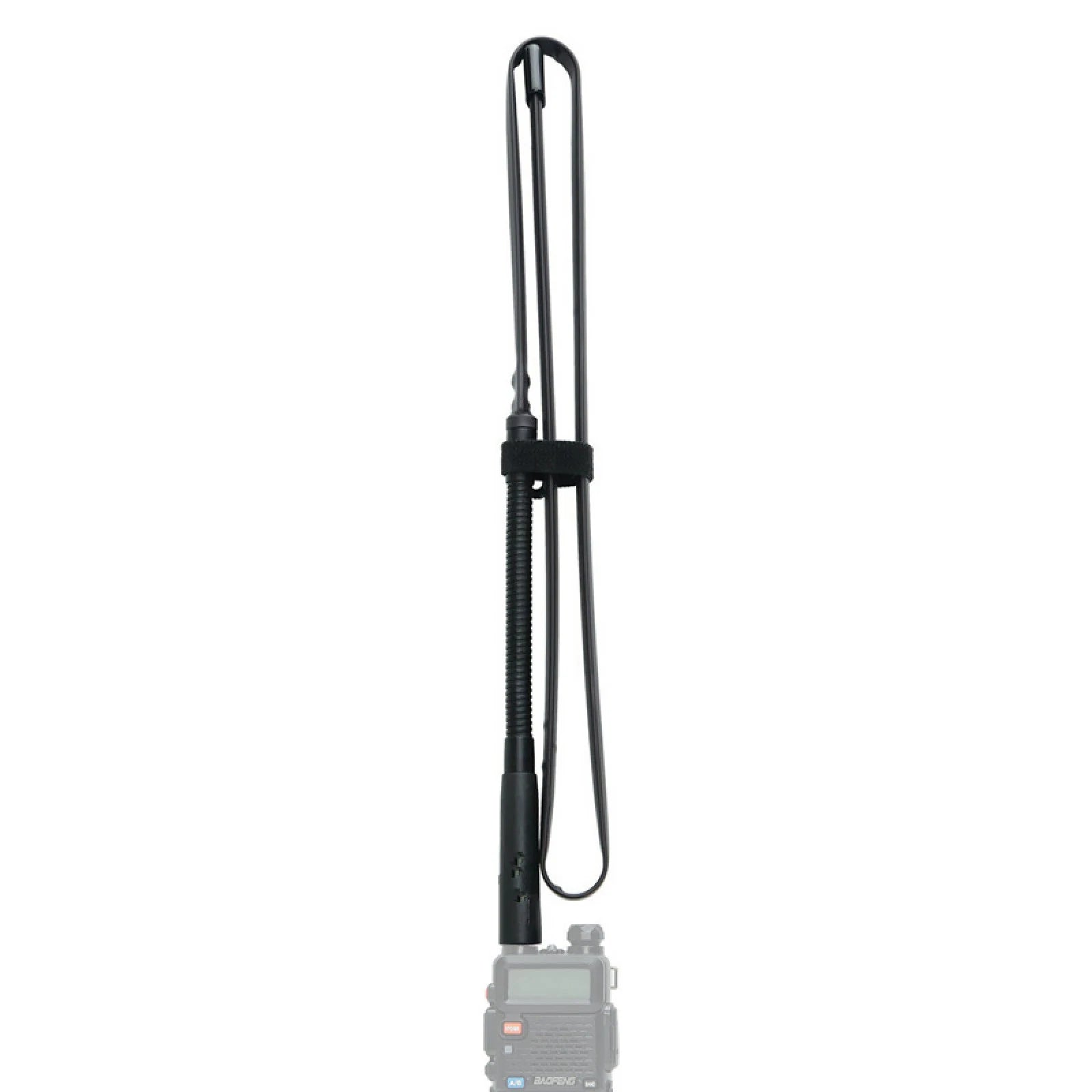 124cm Sma-male Telescopic Handheld Antenna Vhf/uhf Dual Band For