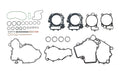 Full Gasket Set For Ktm 950 Adventure S 2003 (0950 Cc)