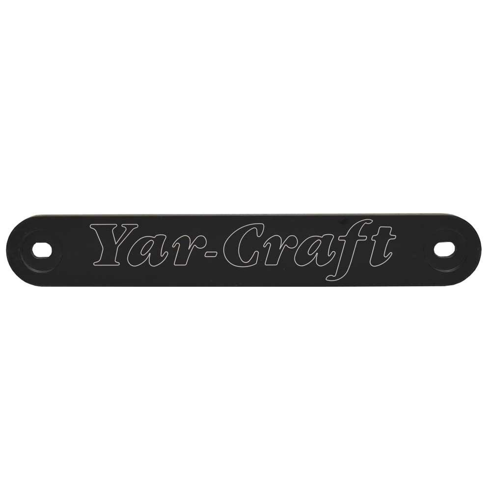 Yar-Craft Boat Transom Upper Plate 48001 | w/ Logo 15 1/8 Inch BlackOp