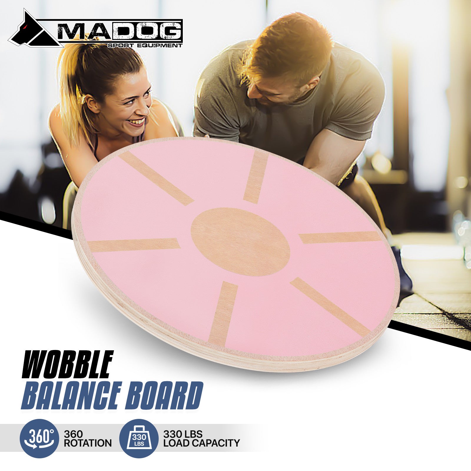 Portable Wobble Balance Board for Training