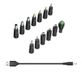 Durable Usb To Dc 5V Power Cord, Universal Dc 5.5x2.1mm Cable With 13