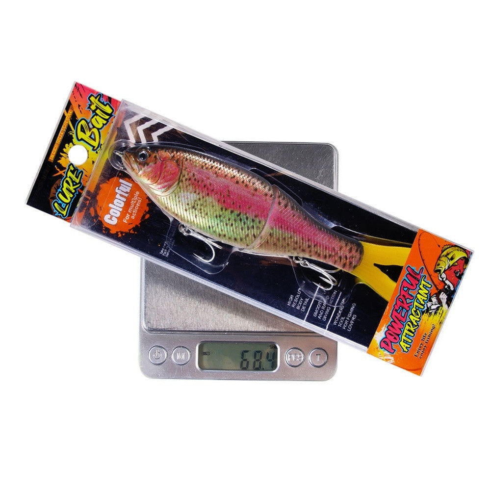 Jointed Sinking Soft Bait for Fishing