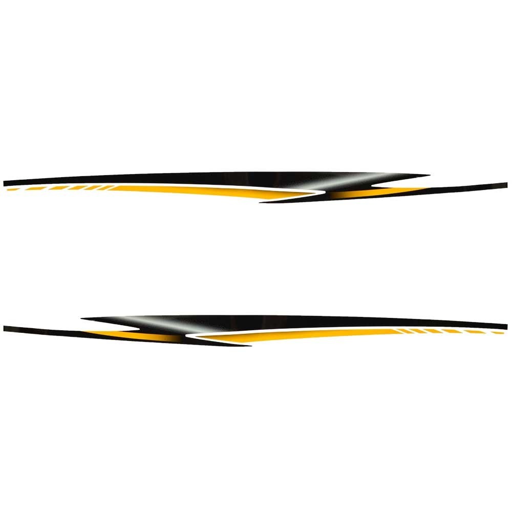 Chaparral Boat Decal Sticker CH2001-002 Sunesta Yellow Black 2 PC by Chaparral