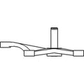 Fits John Deere Parts Bellcrank At52867 401c (W/ Non-adjustable Front