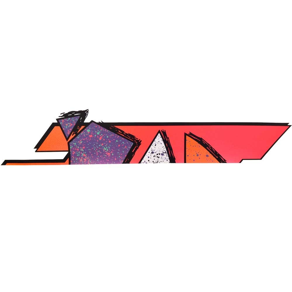 Bayliner Boat Decal STBD 30 3/8 Inch Pink Orange Purple by Bayliner