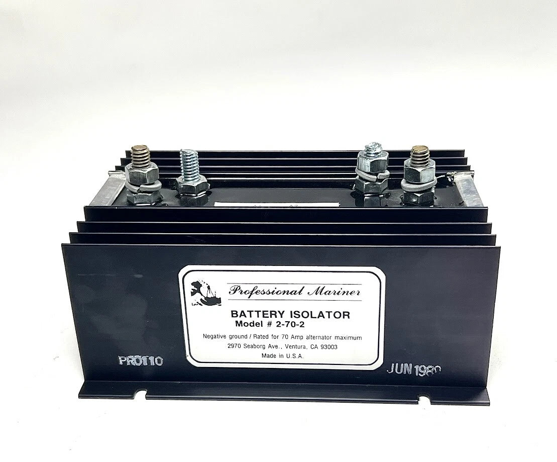 '-New- Professional Mariner 2-70-2, Battery Isolator, Oem