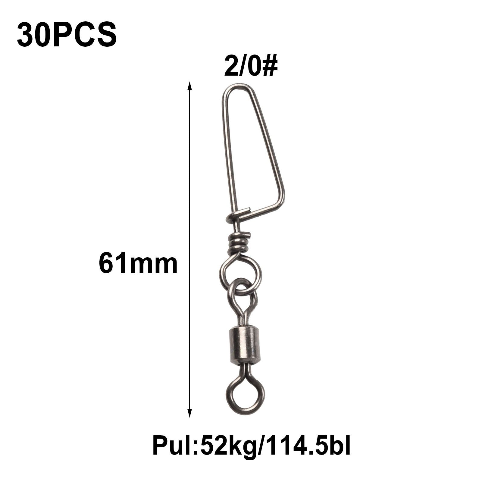 Fishing Line Connectors 30 Pack