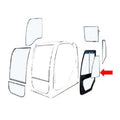 Yn02c02035p1 Front Upper Door Slider Glass Fits Kobelco Excavator