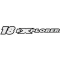 Triton Boat Raised Decal 18 Explorer by Triton