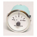Rudder Angle Gauge Teleflex 2 Inch Silver by Teleflex