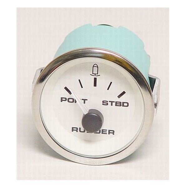 Rudder Angle Gauge Teleflex 2 Inch Silver by Teleflex