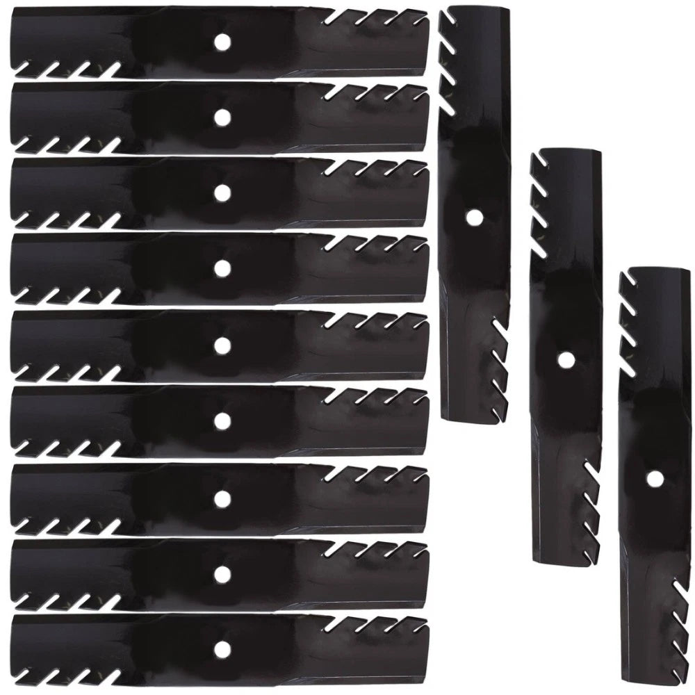 12 Toothed Mulching Blades 30227-50h 30227-50x For Dixie Chopper 50"