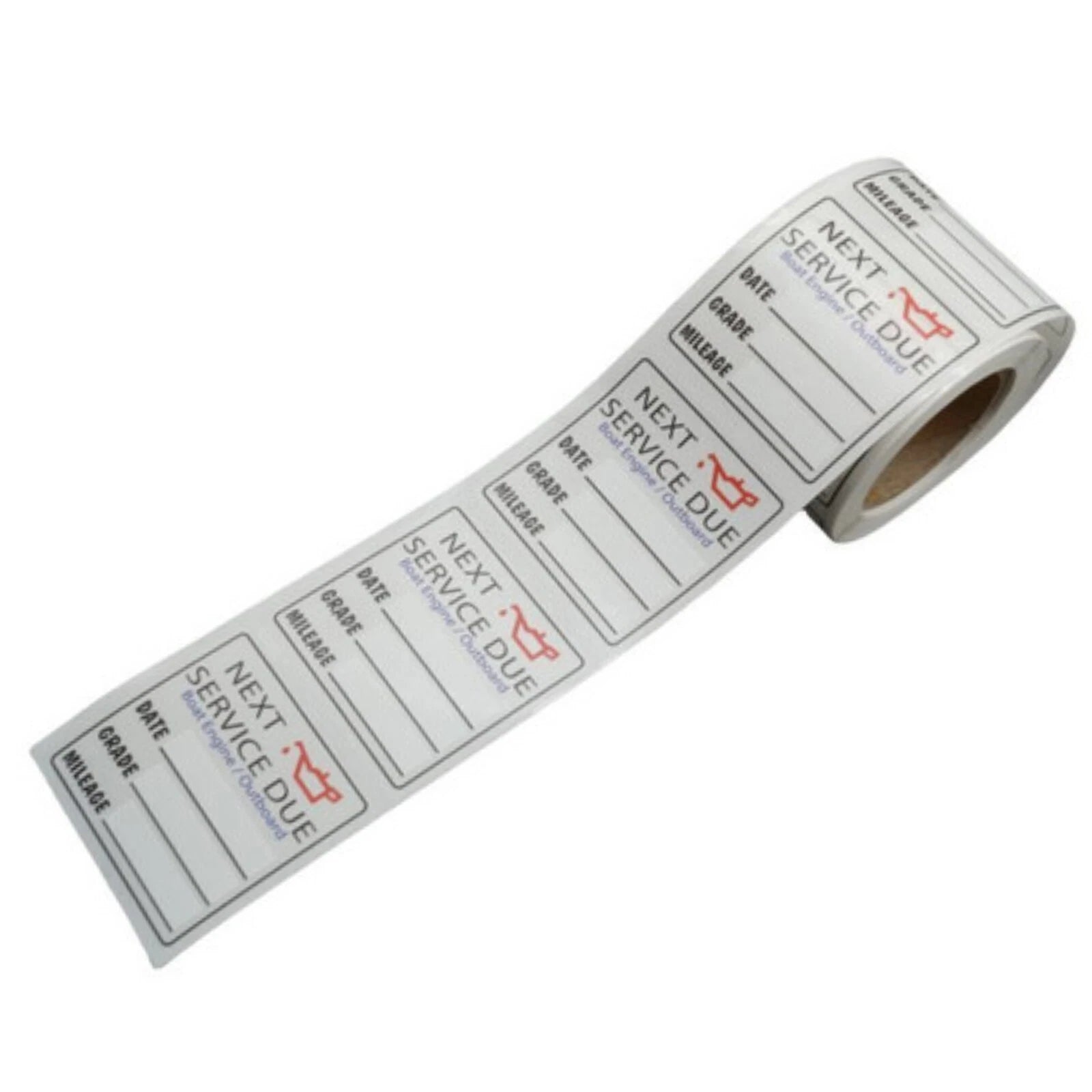 Oil Change Service Reminder Stickers 2x2 - 200 Pcs