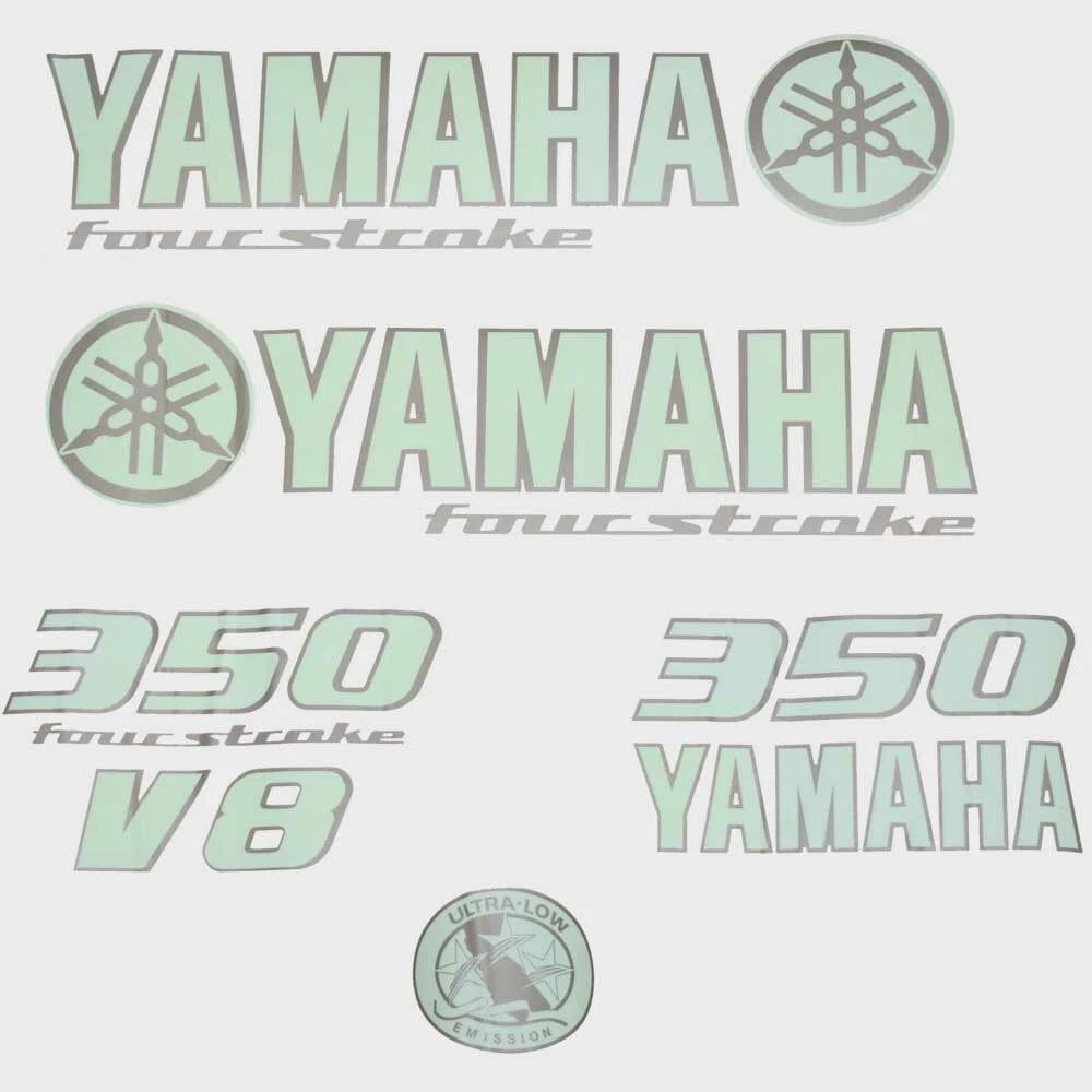 Yamaha Boat Cowling Decals 14.01907 | 350 V8 Fourstroke Sticker (Kit)