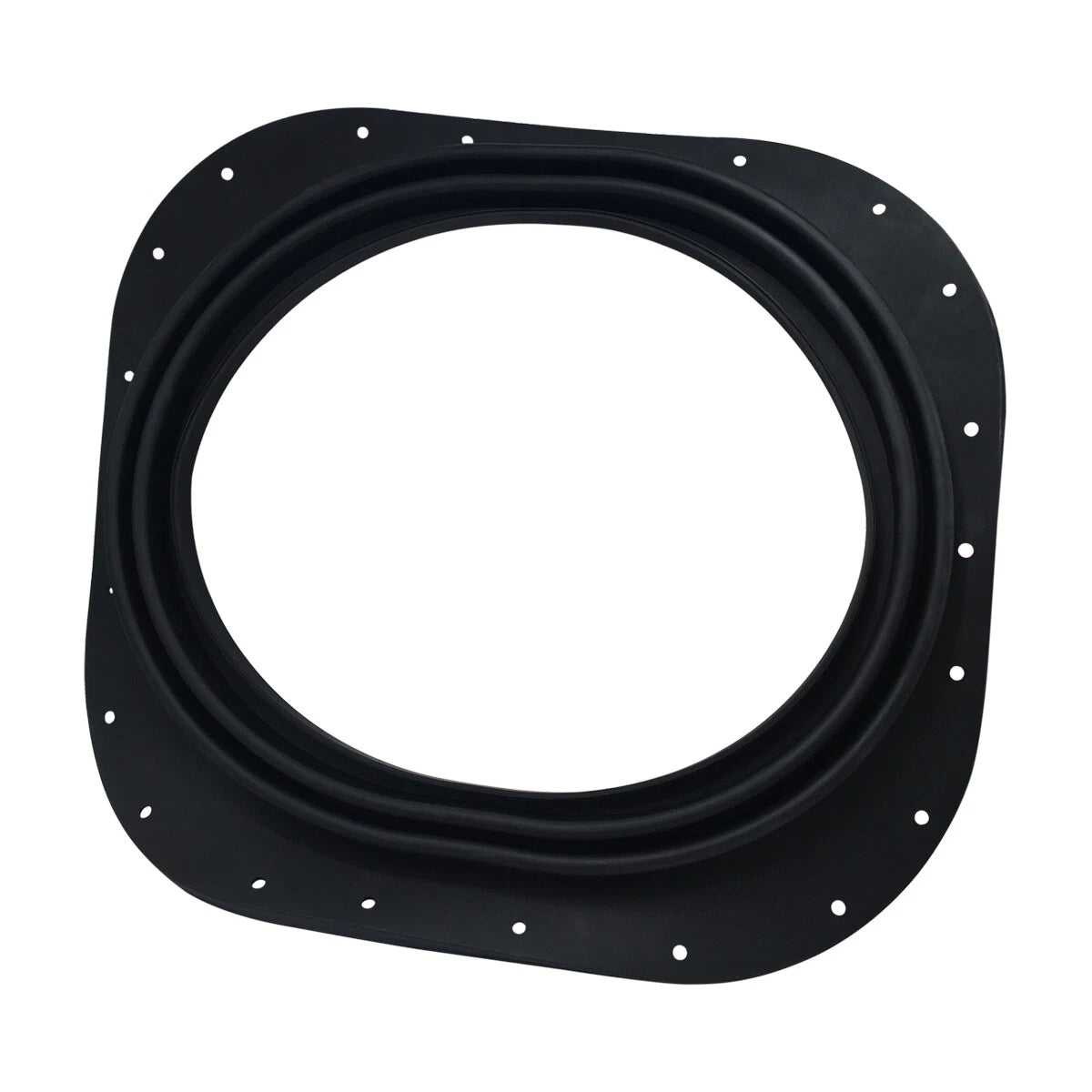 22 Screw Holes Transom Seal 0909527 For Omc Stern Drive Rubber Bellow
