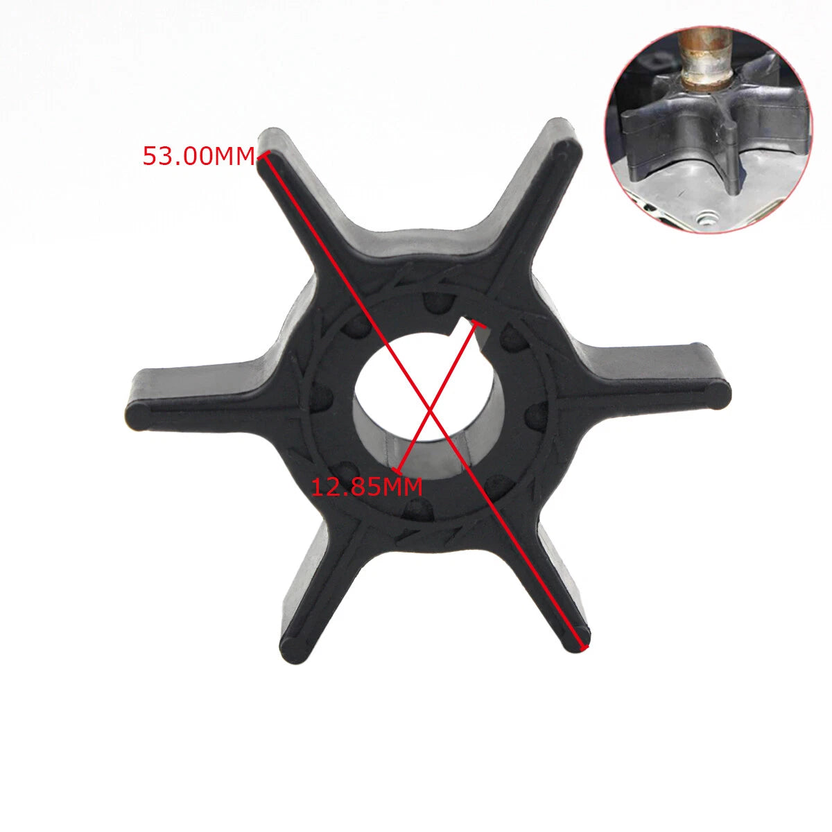 Yamaha Marine Water Pump Impeller Outboard 2 Stroke 9.9 15 Hp Motor