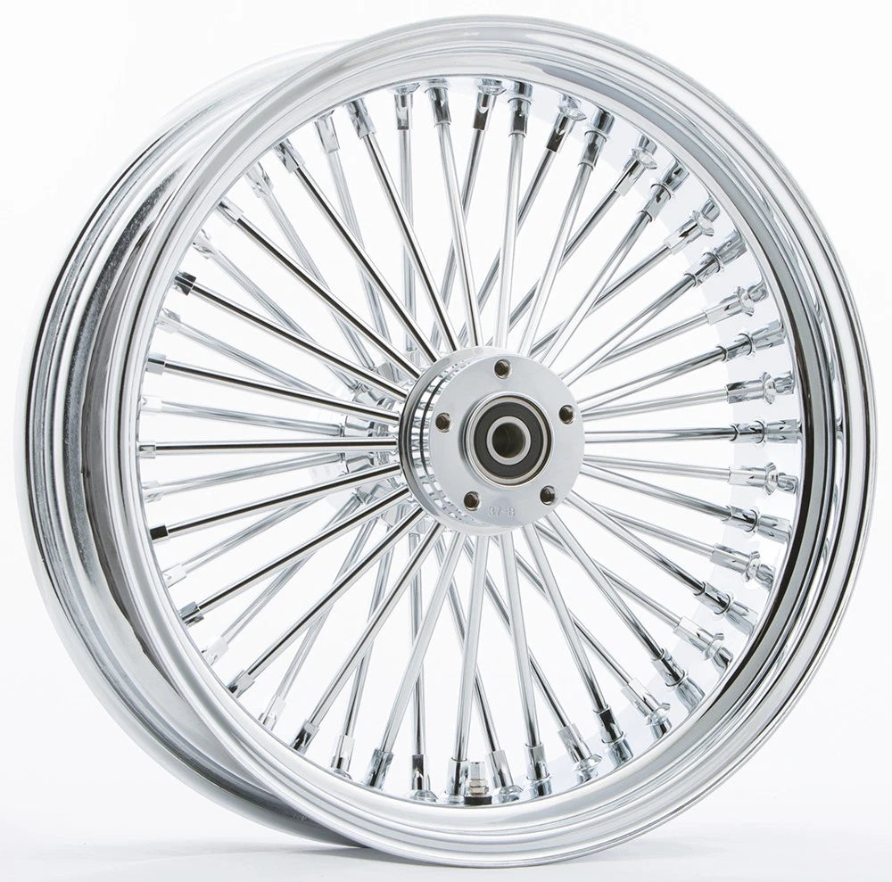 Harddrive Chrome 48 Spoke Wheel For V-twin Motorcycles 18x4.25 With