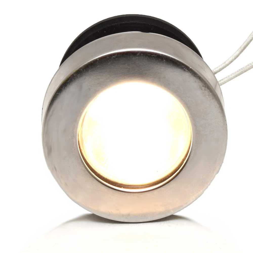 Boat Thru Hull Light | 12V 2 7/8 X 2 3/4 Inch Warm White