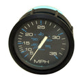 Faria Boat Speedometer Gauge Chesapeake Black 3 1/4 Inch by Faria