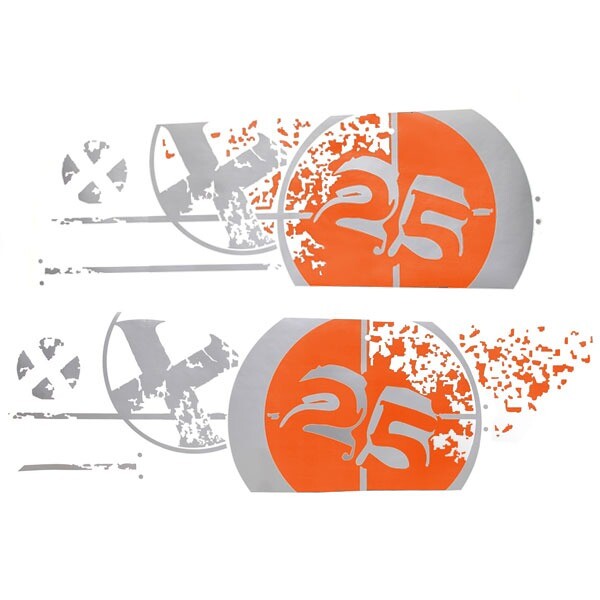 MasterCraft Boat Decal 750277 – 2010 X-25 Boat Bulls Eye Decal (Kit) by MasterCraft