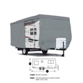 Deluxe Bigfoot Compact 13 Travel Trailer Camper Cover W/ Zipper Door